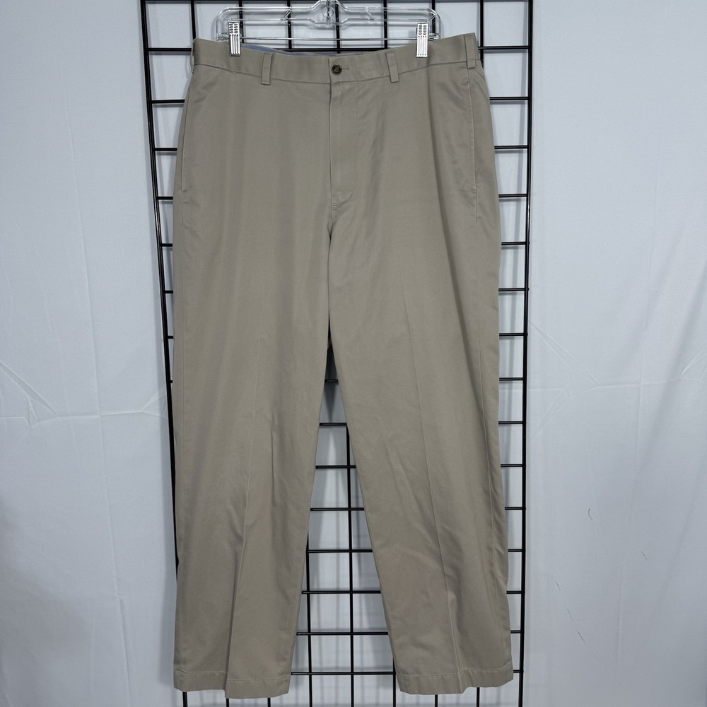 Brooks Brothers Advantage Chino Hudson‎ Pants Mens 36x32 Beige Casual Preppy